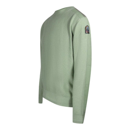 Green - Side - Parajumpers Mens Willem Sweatshirt