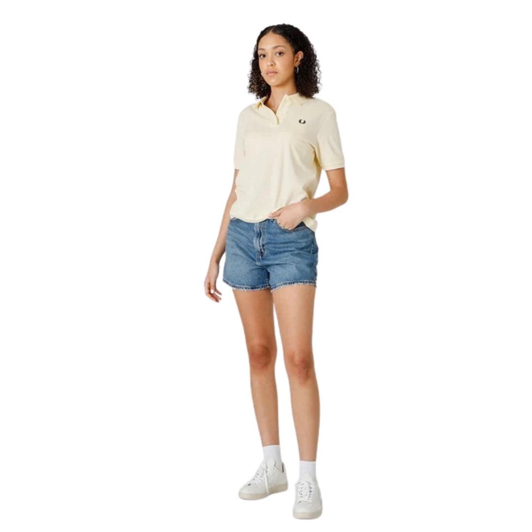 Cream - Lifestyle - Fred Perry Mens Logo Polo Shirt