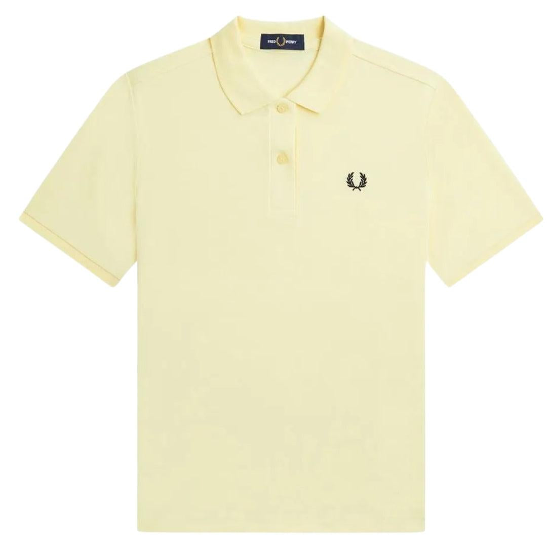 Cream - Front - Fred Perry Mens Logo Polo Shirt