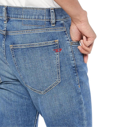 Blue - Close up - Diesel Mens D-Strukt Jeans