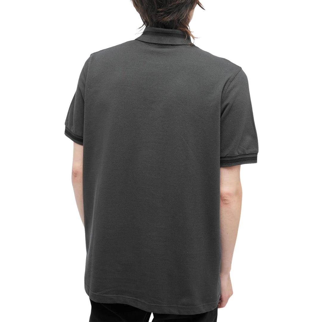 Knight Green - Back - Fred Perry Mens Tipped Polo Shirt