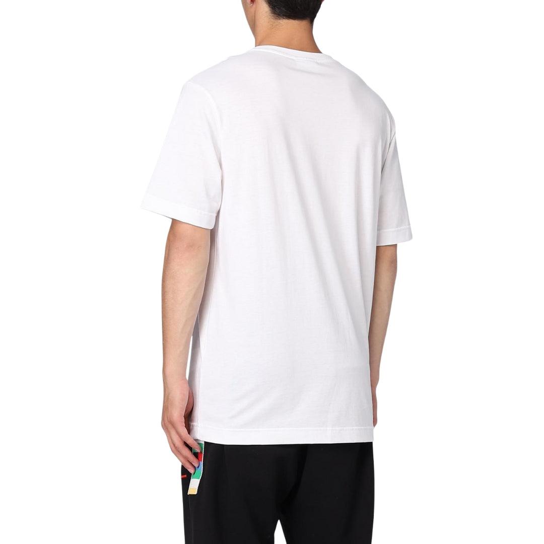 White - Back - Missoni Mens Short-Sleeved T-Shirt