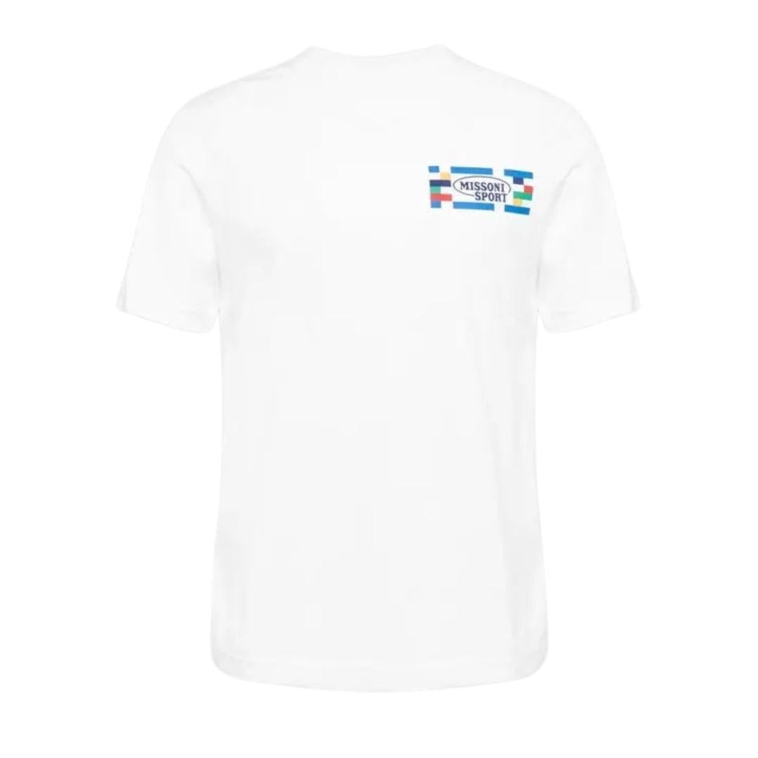 White - Front - Missoni Mens Short-Sleeved T-Shirt