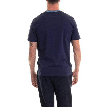 Navy Blue - Back - Missoni Mens T-Shirt