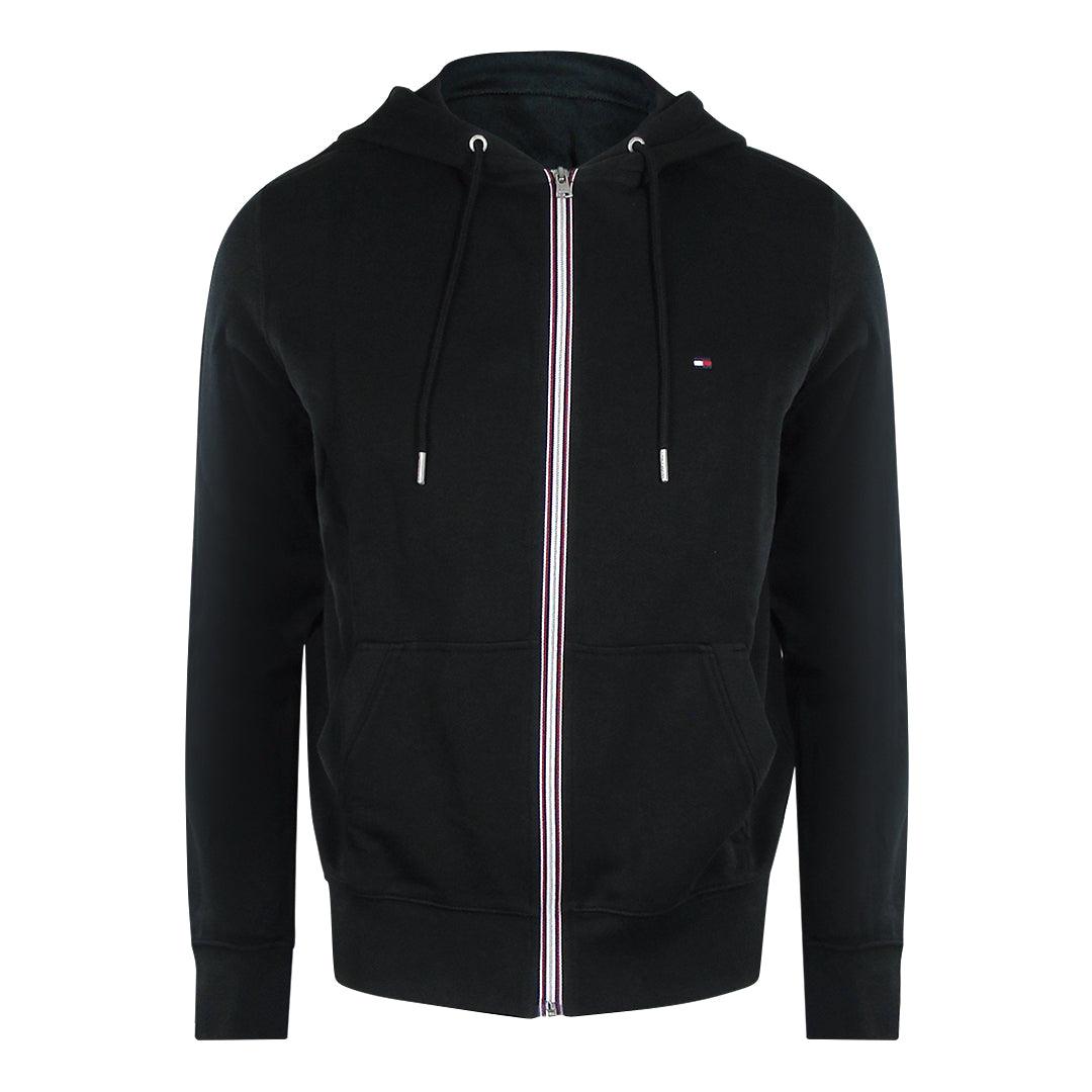 Black - Front - Tommy Hilfiger Mens Full Zip Hoodie