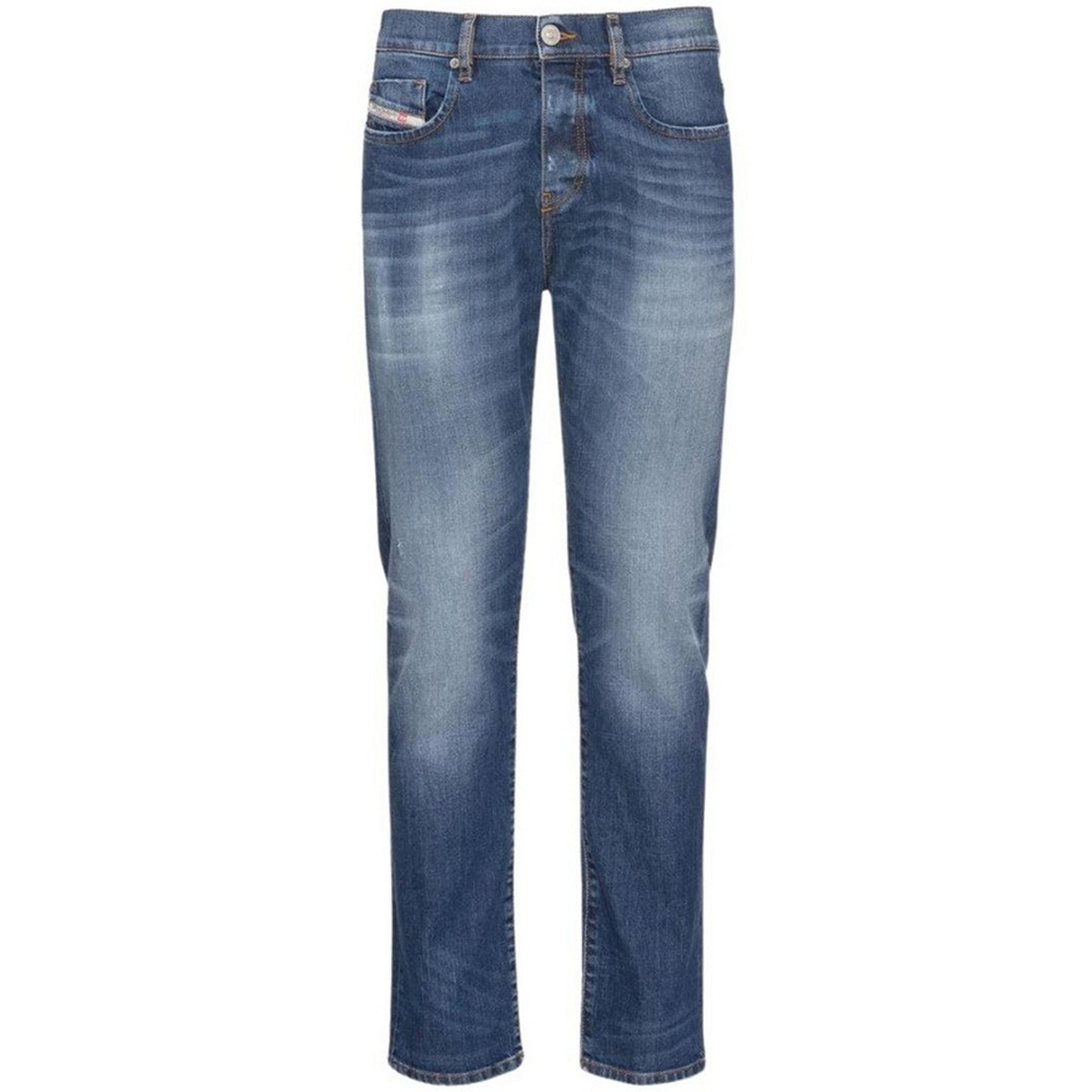 Blue - Front - Diesel Mens D-Strukt Jeans