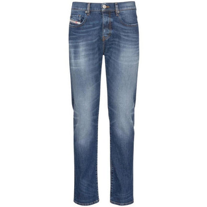 Blue - Front - Diesel Mens D-Strukt Jeans