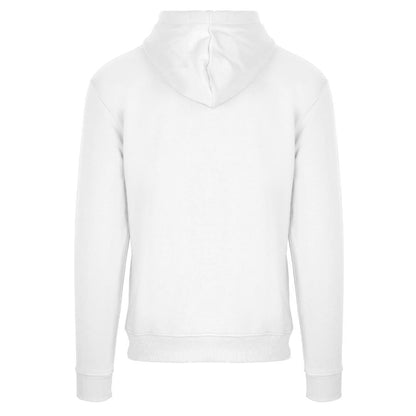 White - Back - Aquascutum Mens Waterfield Logo Hoodie
