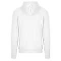 White - Back - Aquascutum Mens Waterfield Logo Hoodie