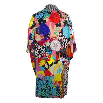 Multicoloured - Back - Inoa Womens-Ladies Monrovian Shirt Dress