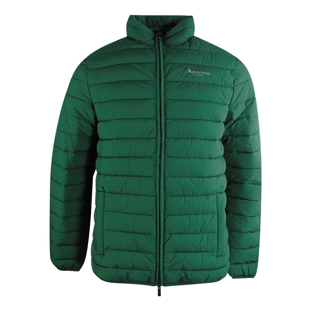 Hunter Green - Front - Aquascutum Mens Active Padded Jacket
