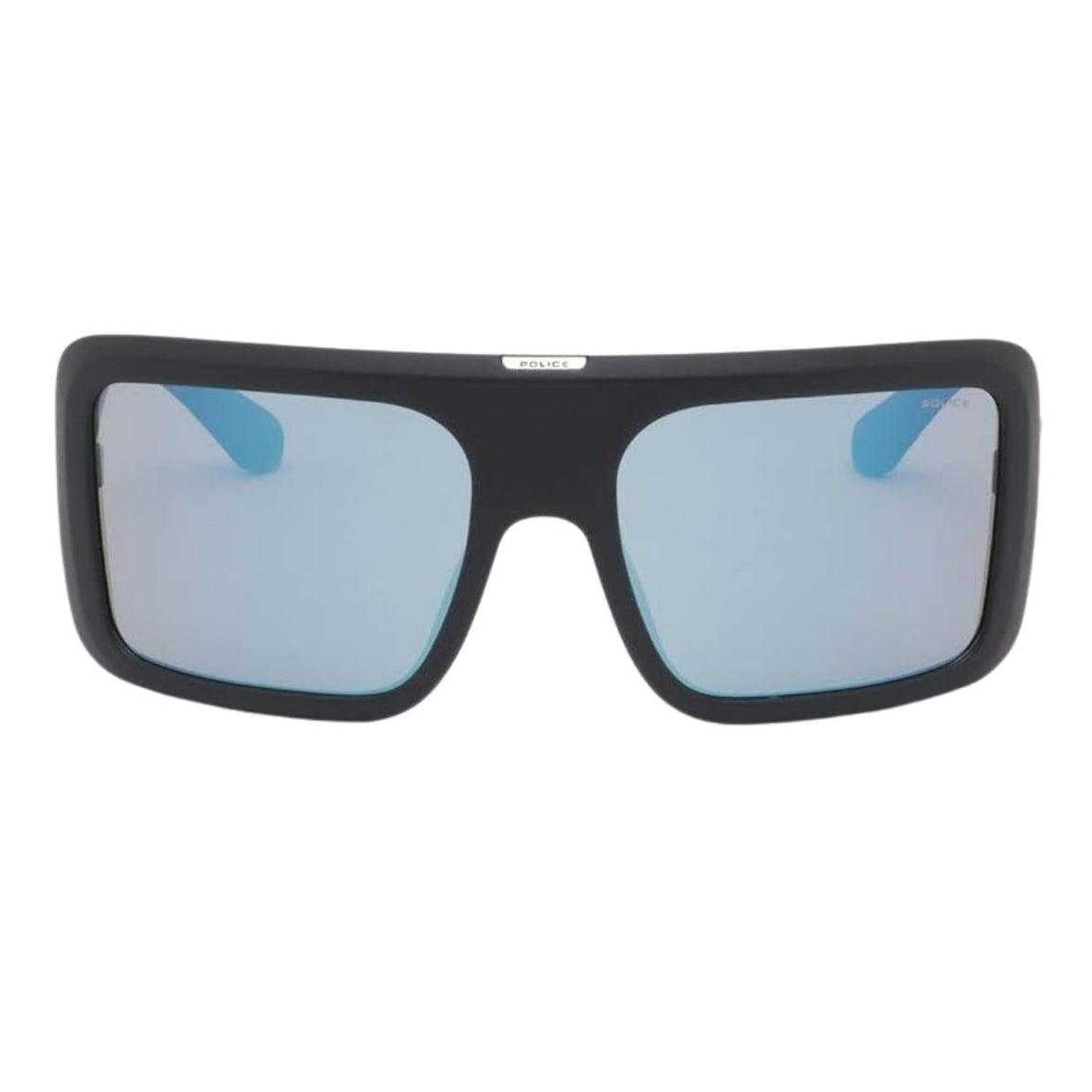 Black - Front - Police Mens Square Matte Sunglasses