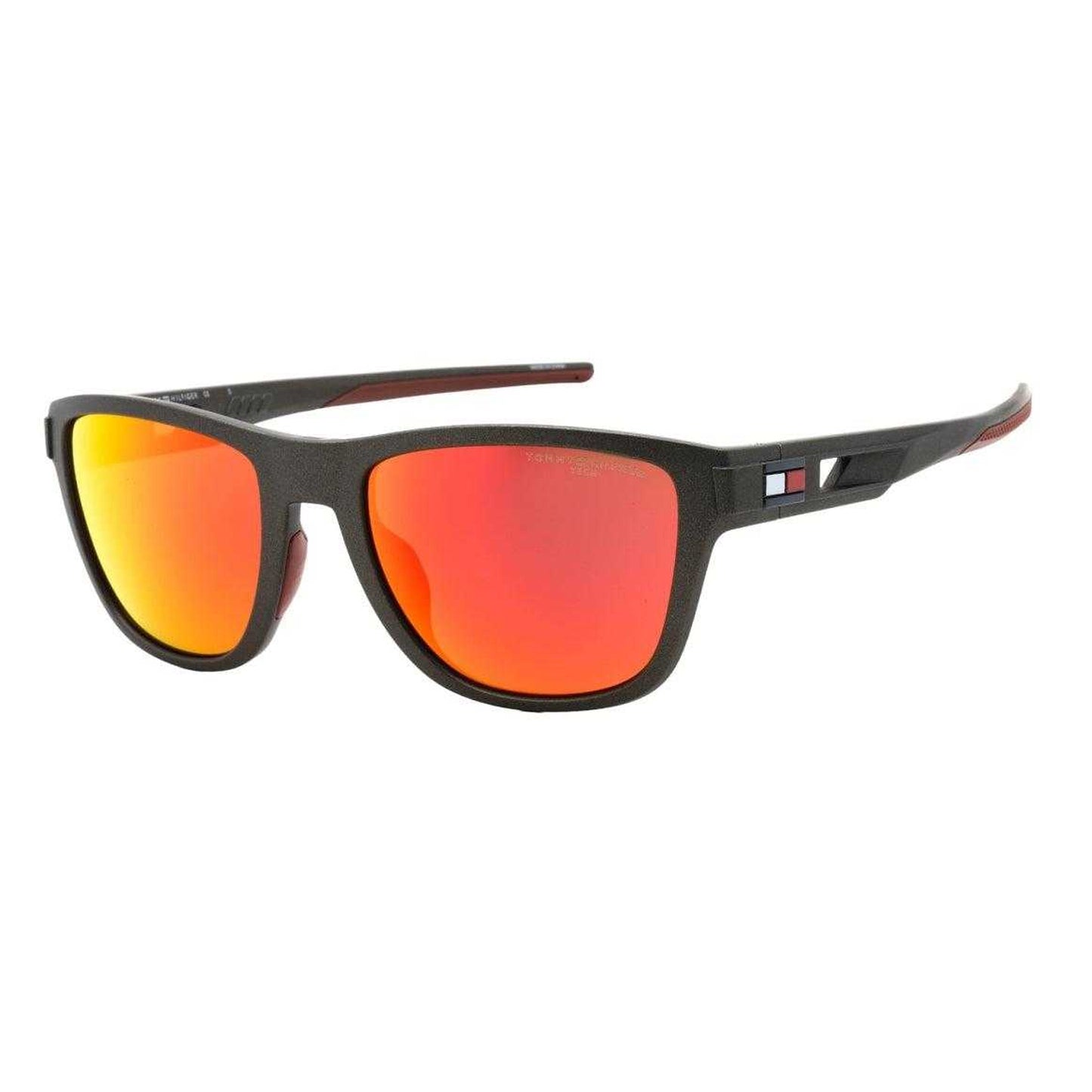 Red-Metal Grey - Back - Tommy Hilfiger Mens Sunglasses
