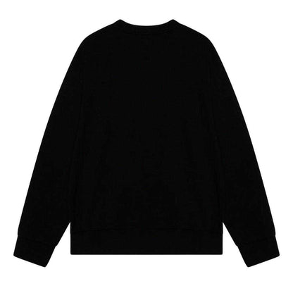 Black - Back - Diesel Mens Double Destroyed Logo Sweatshirt