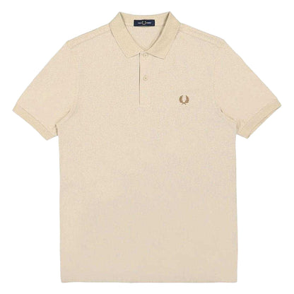 Oatmeal - Front - Fred Perry Mens Polo Shirt