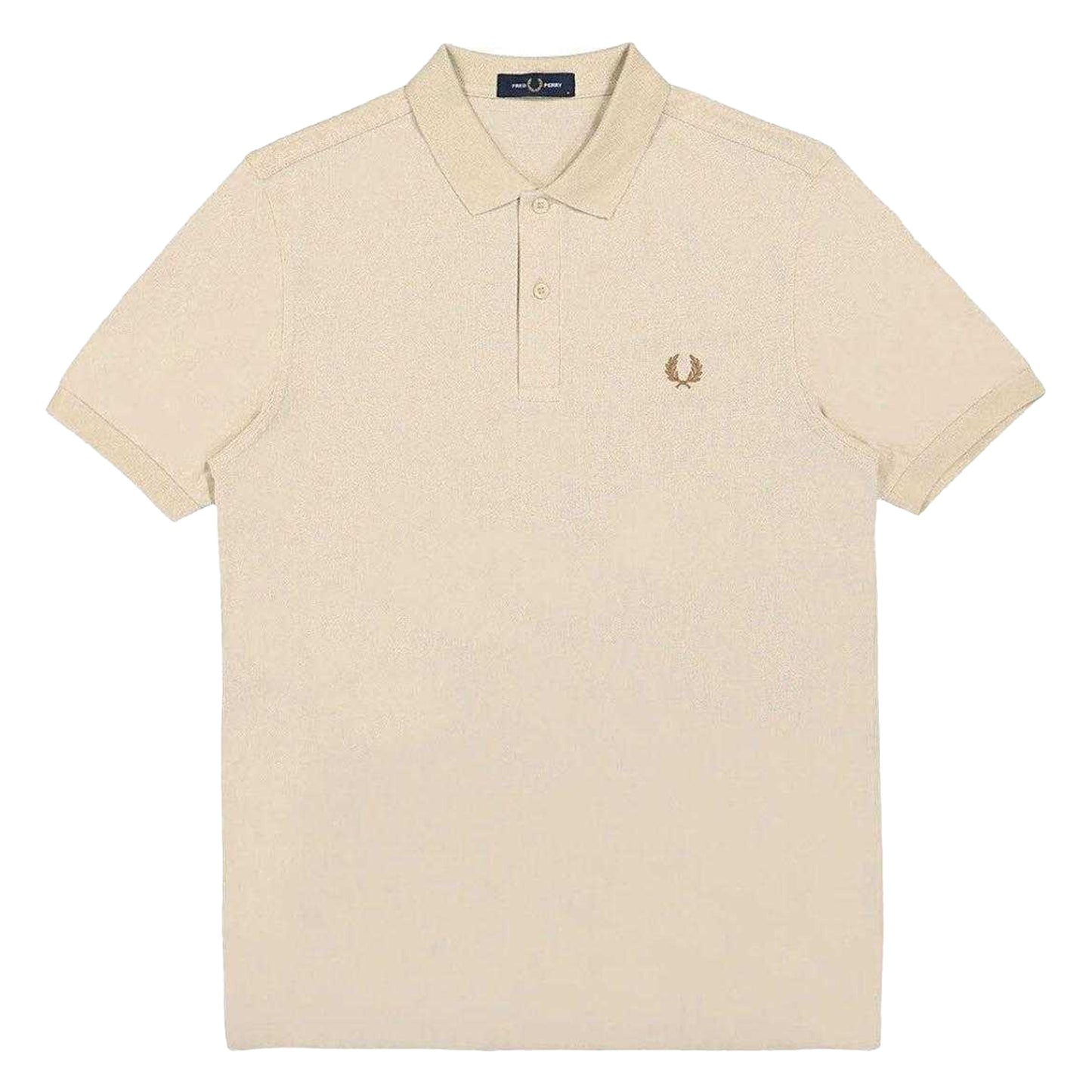 Oatmeal - Front - Fred Perry Mens Polo Shirt