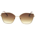 Gold - Front - Calvin Klein Womens-Ladies Cat Eye Sunglasses