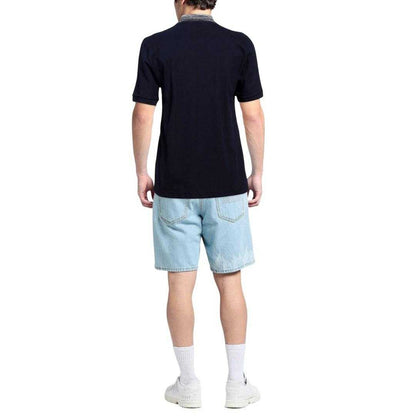 Navy Blue - Back - Missoni Mens Short-Sleeved Polo Shirt