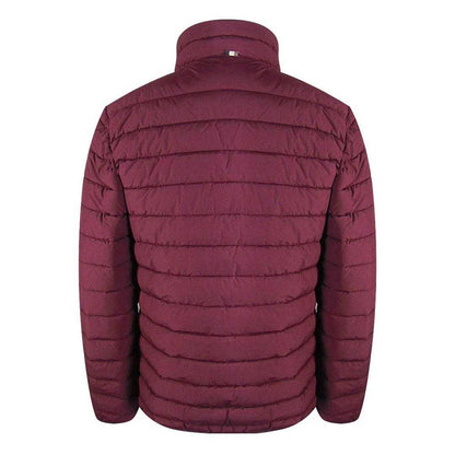 Burgundy - Back - Aquascutum Mens Active Padded Jacket