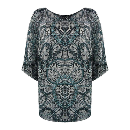 Grey - Front - Inoa Womens-Ladies Fashion Jafari Blouse