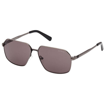 Gunmetal - Back - Guess Mens Matte Framed Sunglasses
