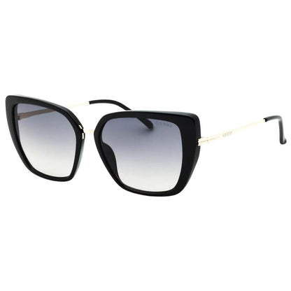 Shiny Black - Front - Guess Womens-Ladies Smoke Gradient Sunglasses