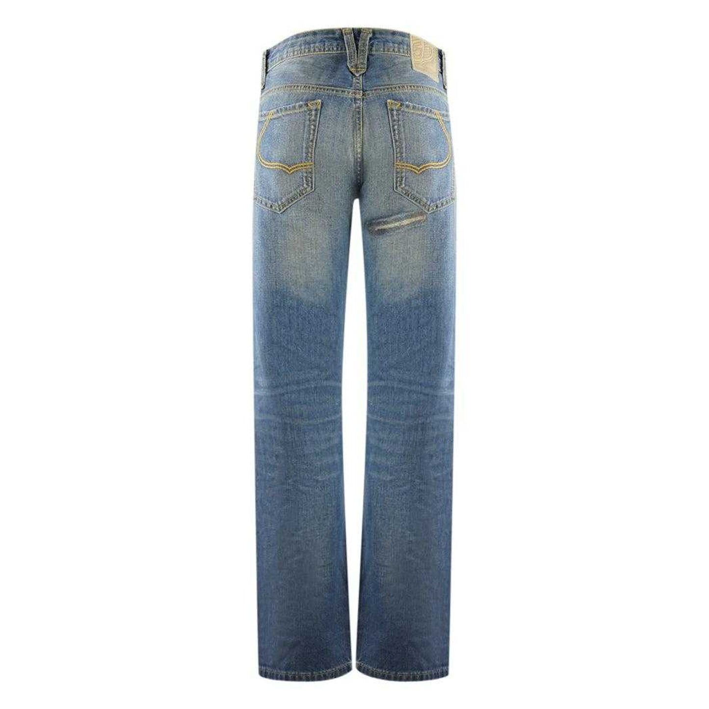 Blue - Back - 55DSL Mens Parkye Jeans