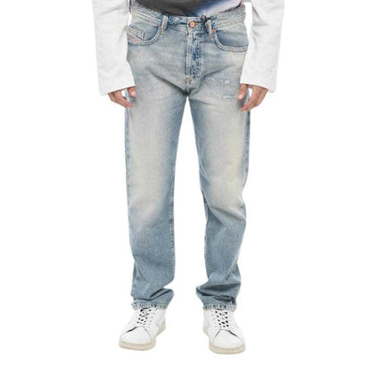 Light Blue - Front - Diesel Mens Buster-X Jeans