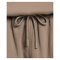 Brown - Side - Off-White Unisex Adult Embroidered Sweat Shorts