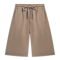 Brown - Front - Off-White Unisex Adult Embroidered Sweat Shorts