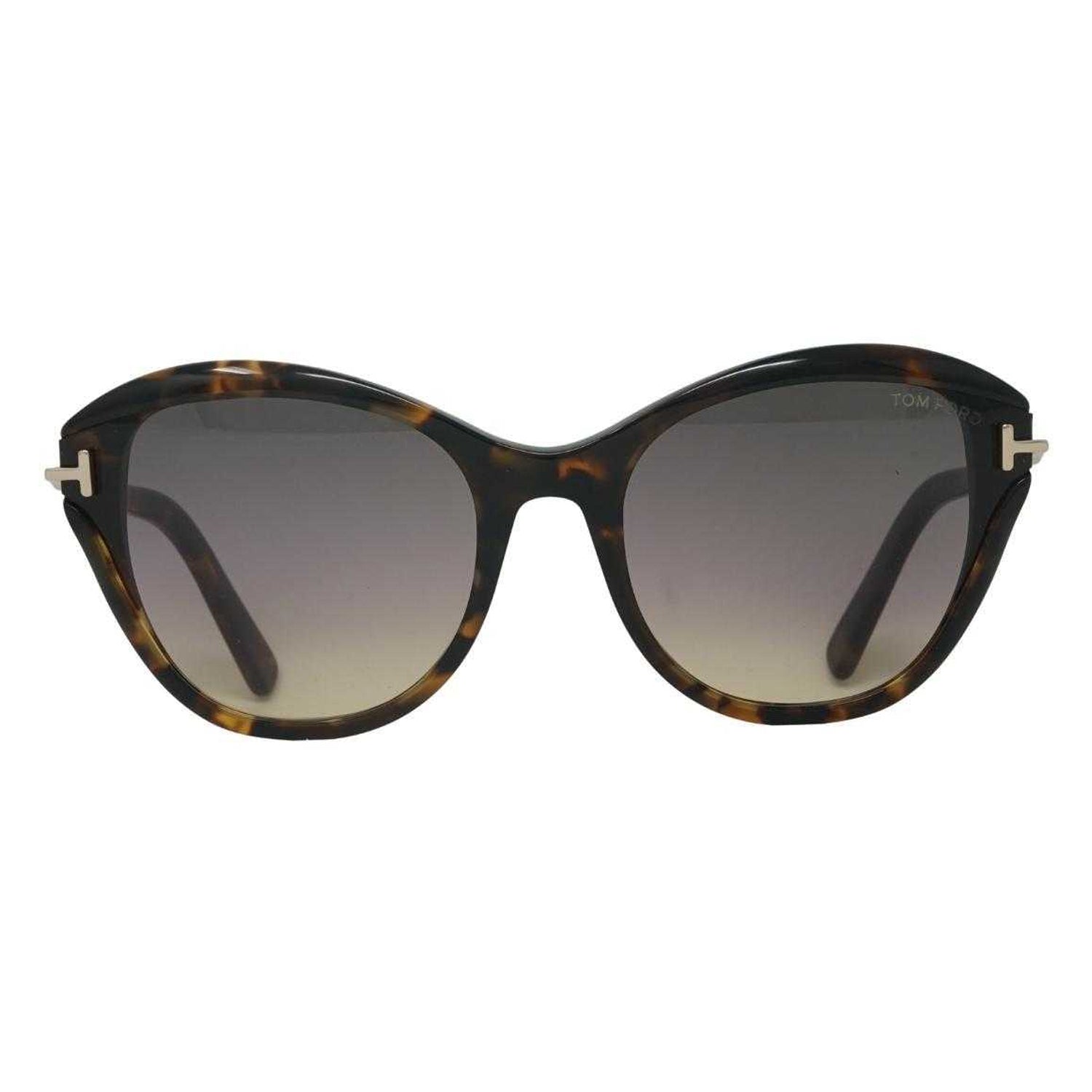 Black - Front - Tom Ford Womens-Ladies Leigh Sunglasses
