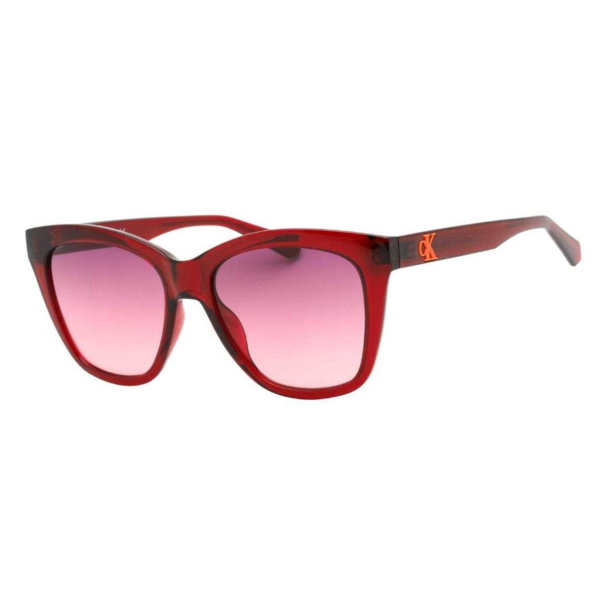 Cherry Red - Front - Calvin Klein Womens-Ladies Gradient Sunglasses