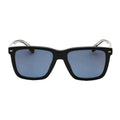 Black-Gold - Back - Hugo Boss Mens Smoke Polarised Sunglasses