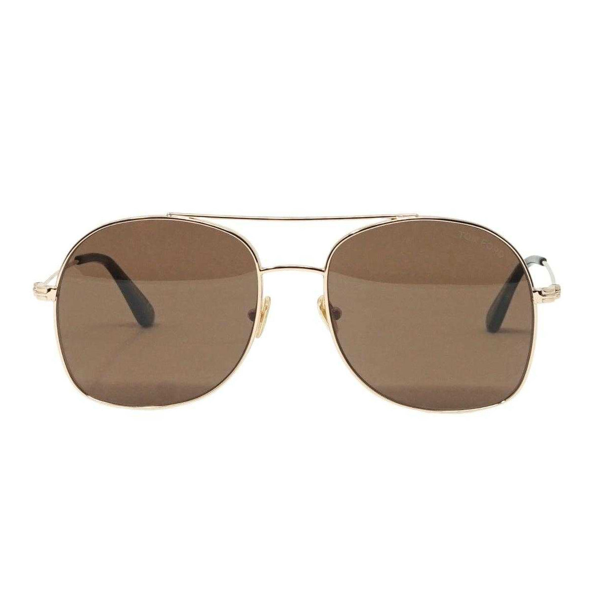 Brown - Side - Tom Ford Delilah Sunglasses