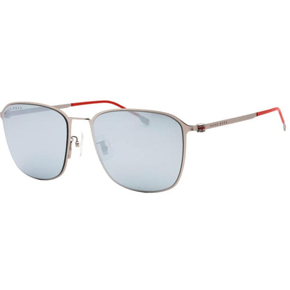 Ruthenium-White - Back - Hugo Boss Mens Matte Multilayer Lens Sunglasses
