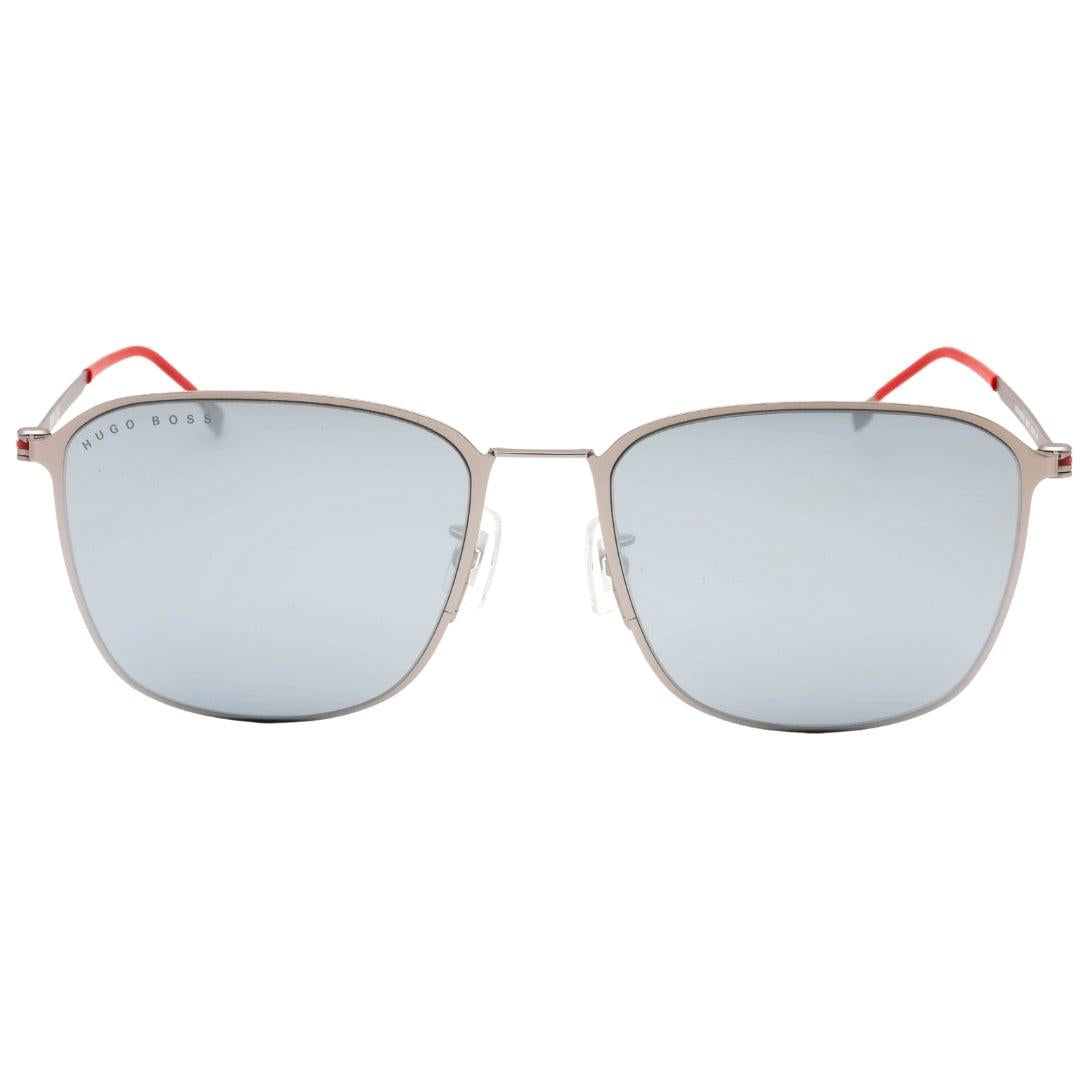 Ruthenium-White - Front - Hugo Boss Mens Matte Multilayer Lens Sunglasses