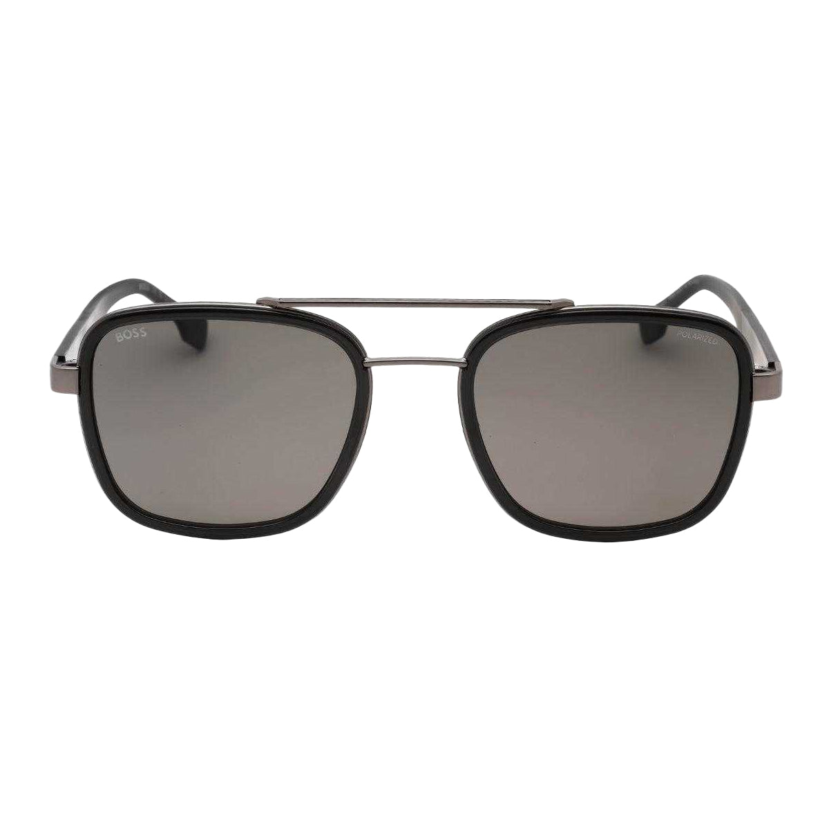 Dark Ruthenium-Grey - Front - Hugo Boss Mens Polarised Sunglasses
