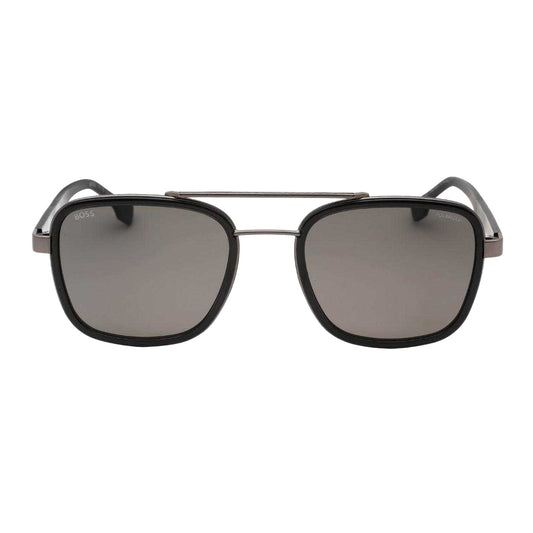 Dark Ruthenium-Grey - Front - Hugo Boss Mens Polarised Sunglasses