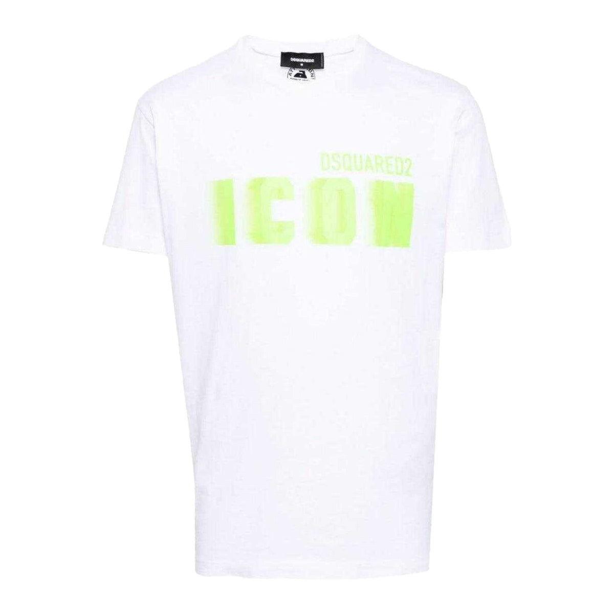 White - Front - DSquared2 Unisex Adult Icon Logo Cool Fit T-Shirt