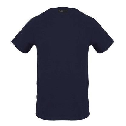 Navy - Back - Plein Sport Unisex Adult Brand Logo T-Shirt