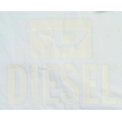 Bright White - Back - Diesel Mens Monotone Logo T-Shirt