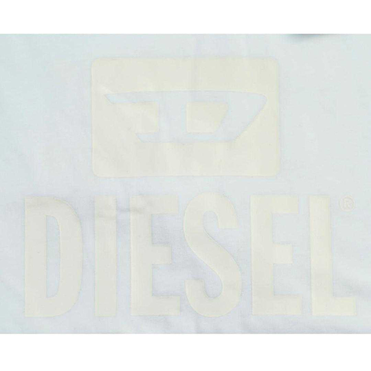 Bright White - Lifestyle - Diesel Mens Monotone Logo T-Shirt