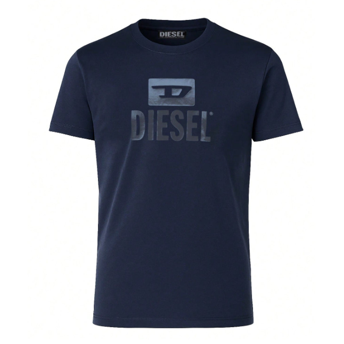 Total Eclipse - Front - Diesel Mens Monotone Logo T-Shirt