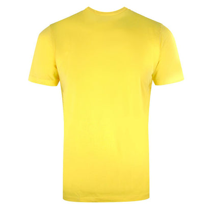 Yellow - Back - Cavalli Class Mens Lion T-Shirt