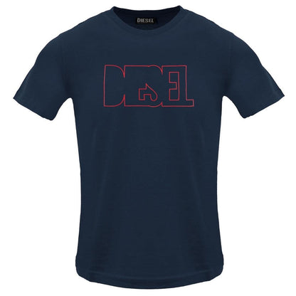 Total Eclipse - Front - Diesel Mens Logo Outline T-Shirt