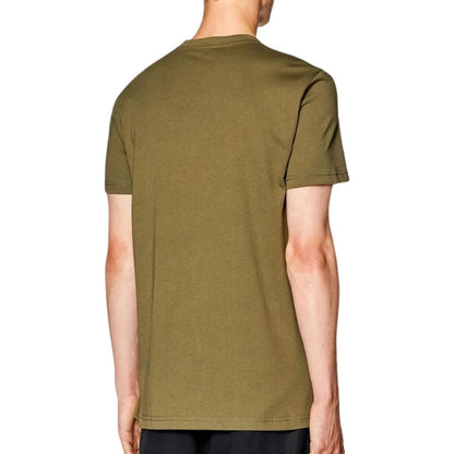 Ivy Green - Back - Diesel Mens 1976 Varsity Logo T-Shirt