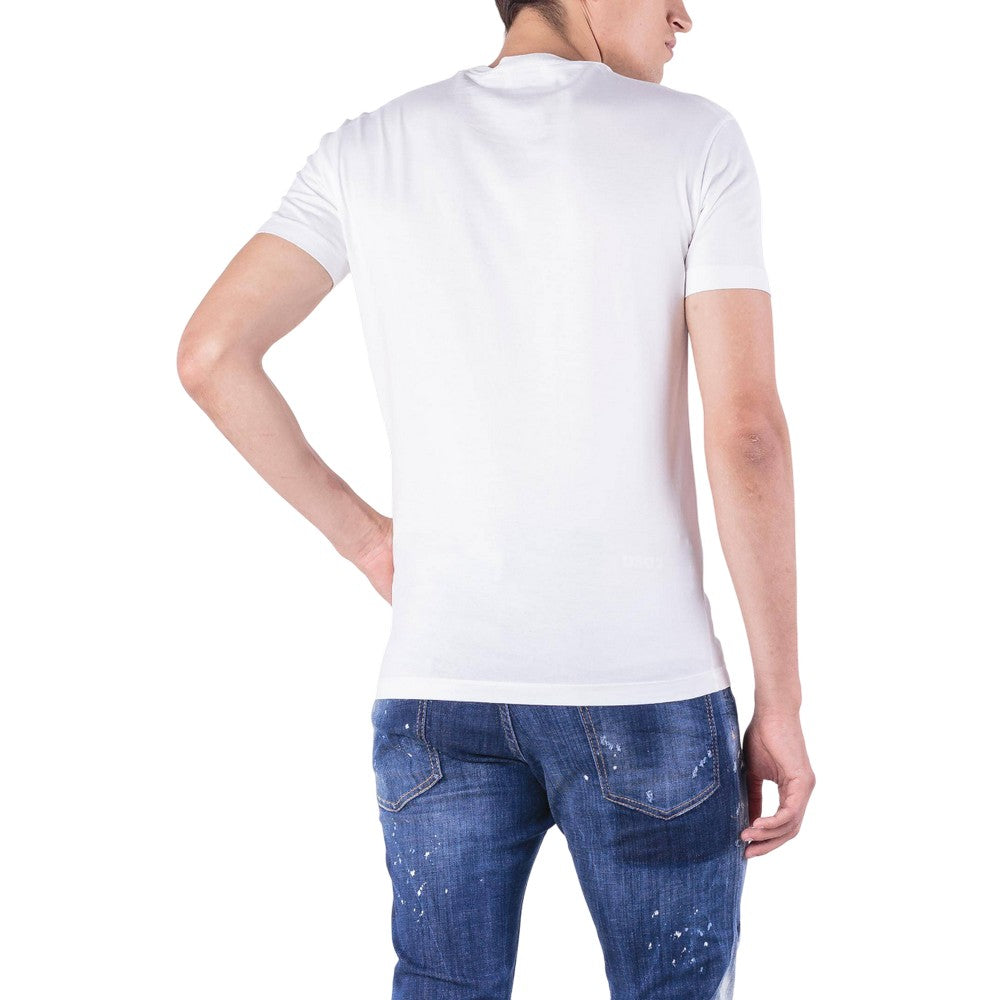 White - Back - DSquared2 Unisex Adult Logo T-Shirt