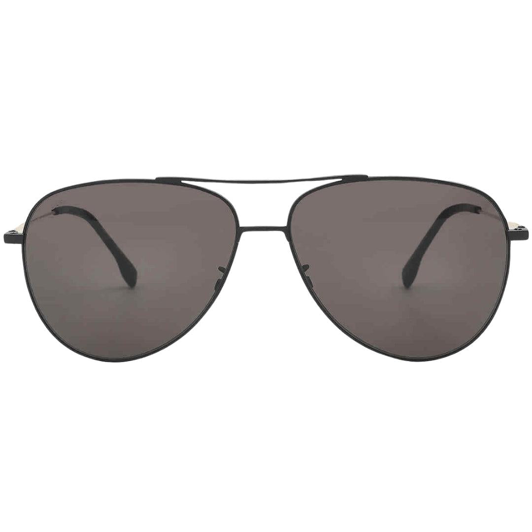 Black-Golf Green-Grey - Front - Hugo Boss Mens 1558 0I46 IR Sunglasses