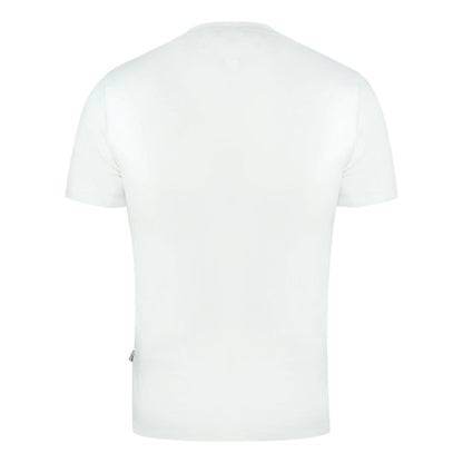White - Back - Just Cavalli Mens Signature Logo T-Shirt