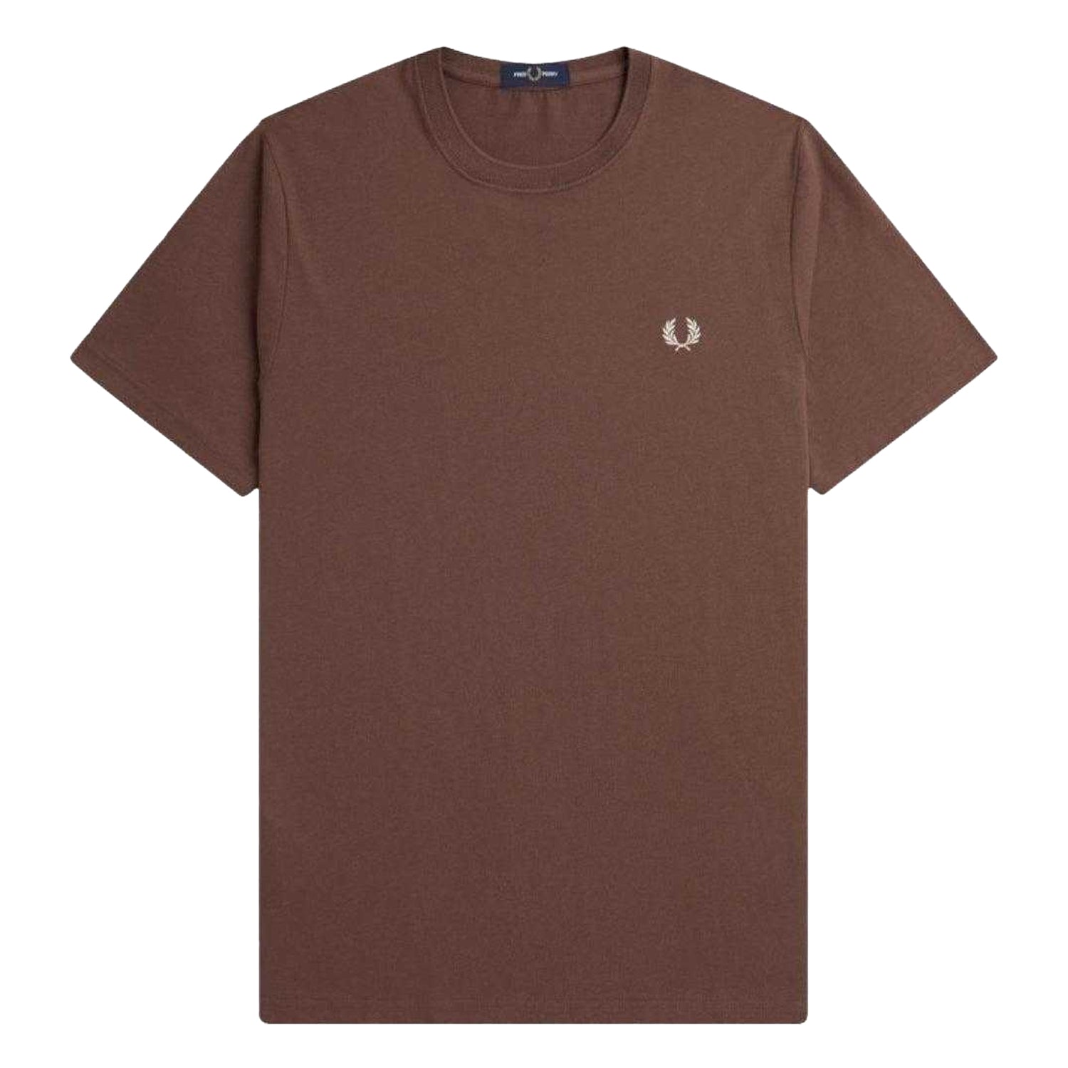 Maroon - Front - Fred Perry Mens T-Shirt